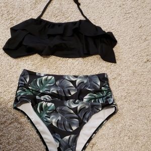 High waisted swimsuit